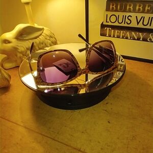 MCM sunglasses NWT with purple lenses